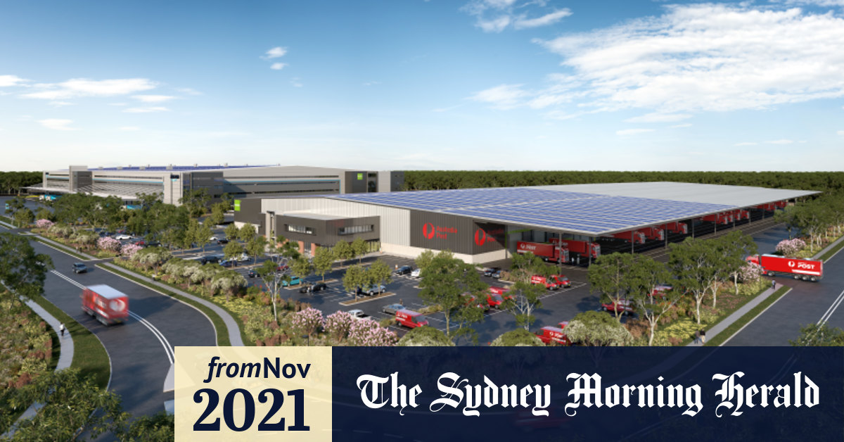 Aussie Post new warehouse covers eight football fields at Goodman estate